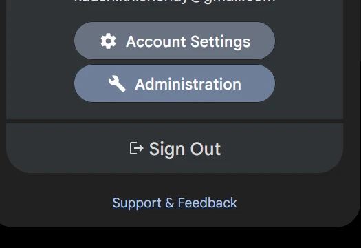Immich administration settings for external libraries